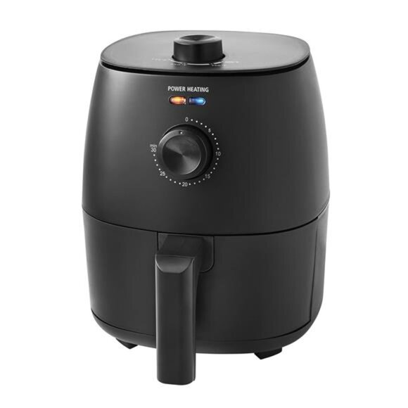 2.2 Qt Air Fryer in Arctic Black with Non-Stick Basket - Picture 2 of 7